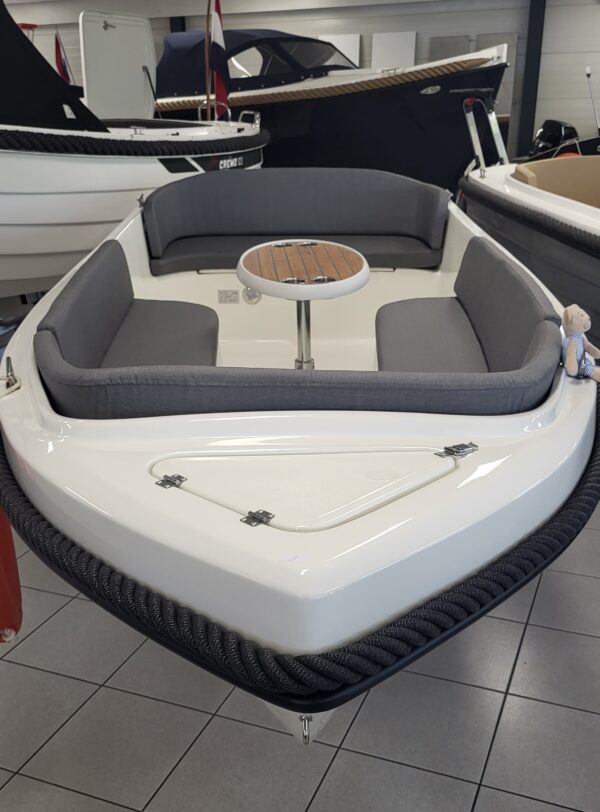 GENTLE 480XL WIT CREME MET GRIJS BEKLEDING