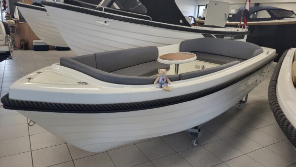 GENTLE 480XL WIT CREME MET GRIJS BEKLEDING