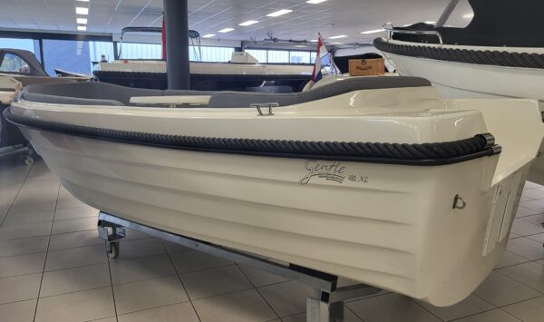 GENTLE 480XL WIT CREME MET GRIJS BEKLEDING